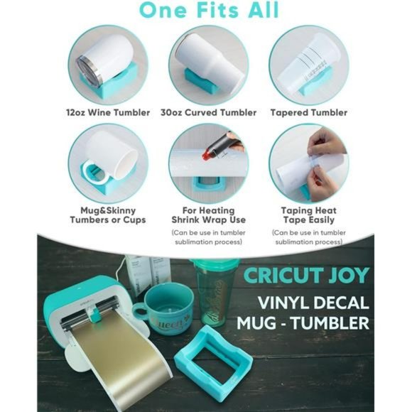 Small Silicone Cup Cradle with Built-in Slot for Crafting Tumblers - Picture 3 of 6